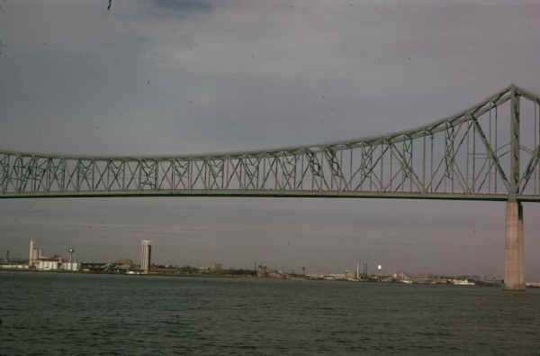 Commodore Barry Bridge; 1974 Photo by Dr. Stan Smith, courtesy of Dave Smith