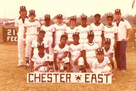 Chester East Little League, 1979; Photo courtesy of Fred Ungarino