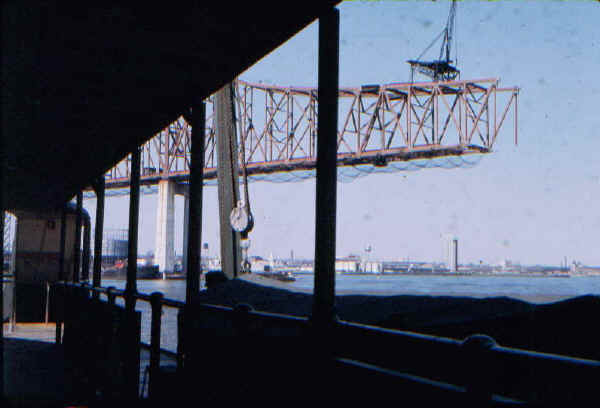Commodore Barry Bridge Construction - 1973; Photo courtesy of Bill Folger, Media, PA
