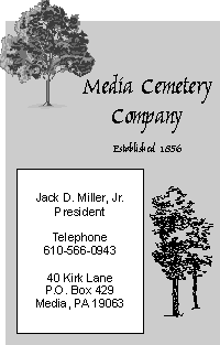 Media Cemetery Company, Media, PA