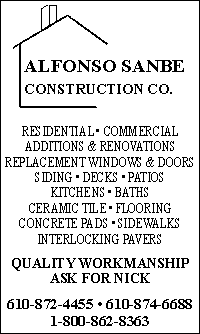 Alfonso Sanbe Construction Co., Chester, PA 610-872-4455