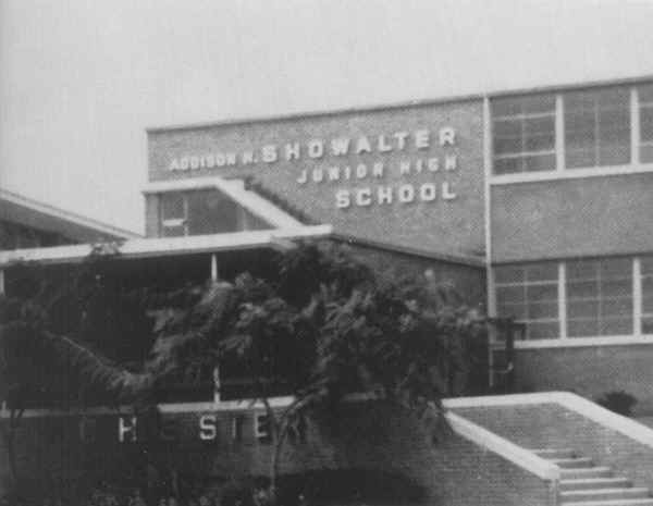 Showalter Junior High School; Photo couresty of Mary Constantini Larner