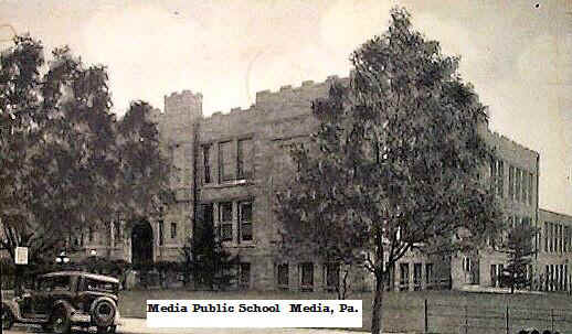 Media High School; Photo courtesy of Harvey S. Martin, Class of 1949