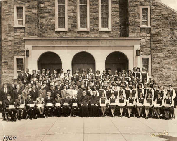 Our Lady of Peace, Class of 1964; Photo courtesy of Irene A. Mascola, Grand Haven, MI