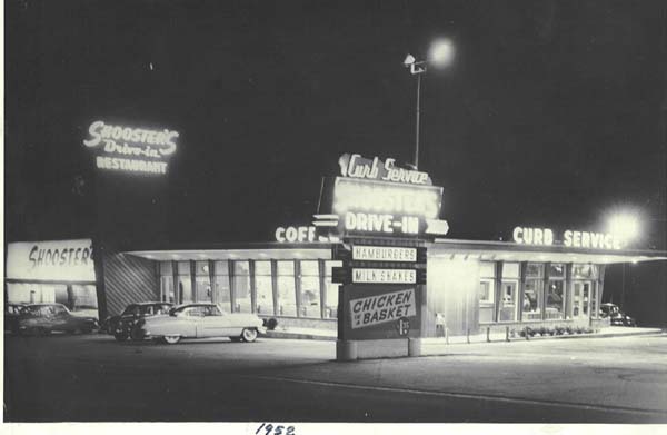 Shooster's Restaurant, 1952; Photo courtesy of Mr. Jack Swerman, AIA