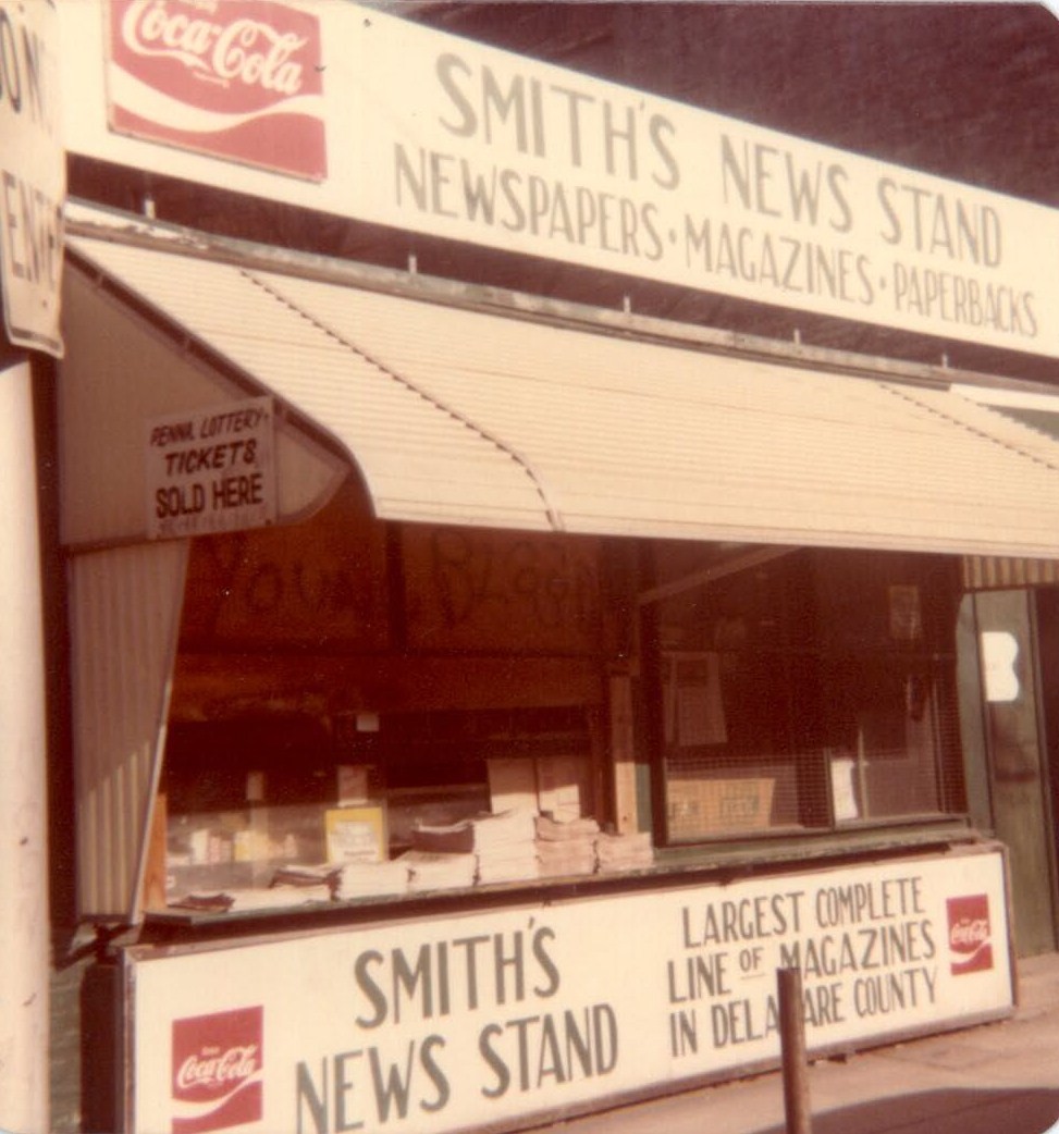 Smith's News Stand; Photo courtesy of Robert Smith, West Palm  Beach, FL