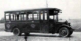 Southern Penn bus c. 1930's - Photo from The Delaware County Adovcate, April 1942
