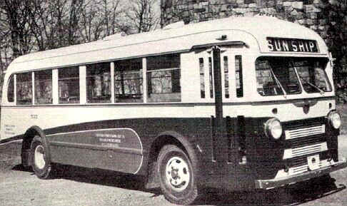 Southern Penn bus c. 1942 - Photo from The Delaware County Adovcate, April 1942