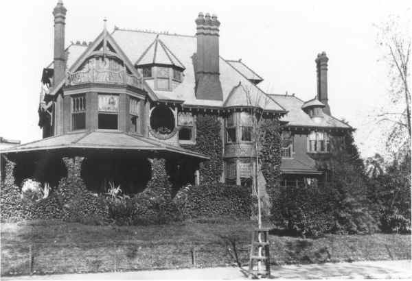 Woodbridge House c. 1878; Photo by Louisa Deshong Woodbridge