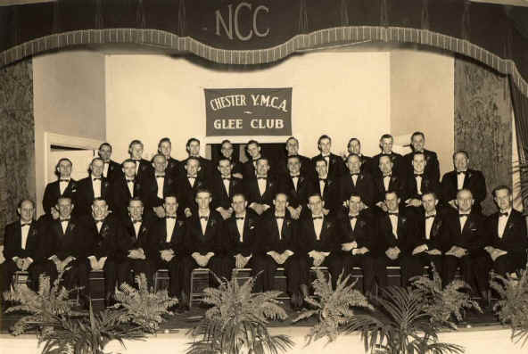 YMCA Glee Club c. 1940's; Photo courtesy of Ralph L. Hall