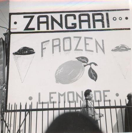 Zangari's Candy Store Sign; Photo courtesy of Maria Zangari-Treesh